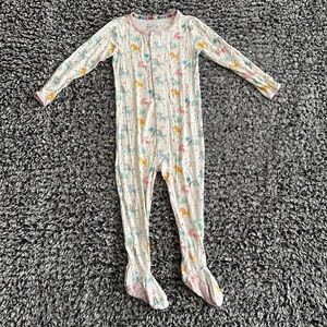 Magnetic Me unicorn footed modal pajamas, sz 18-24M